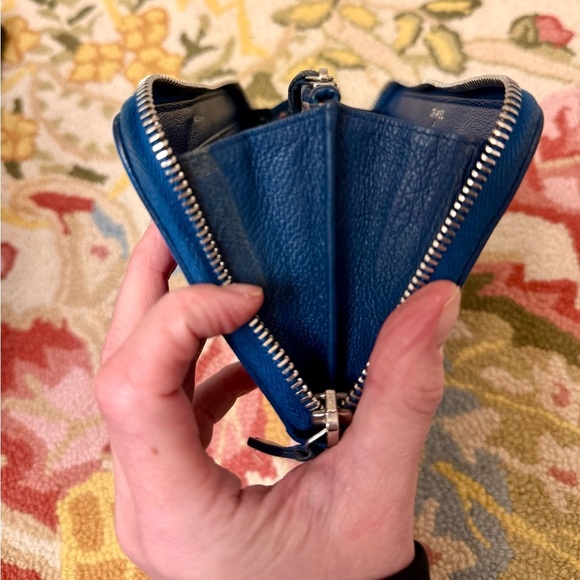 CHANEL Lucky Clover w/ Floral Printed Interior Round Zipper Long Wallet Leather - Picture 14 of 15